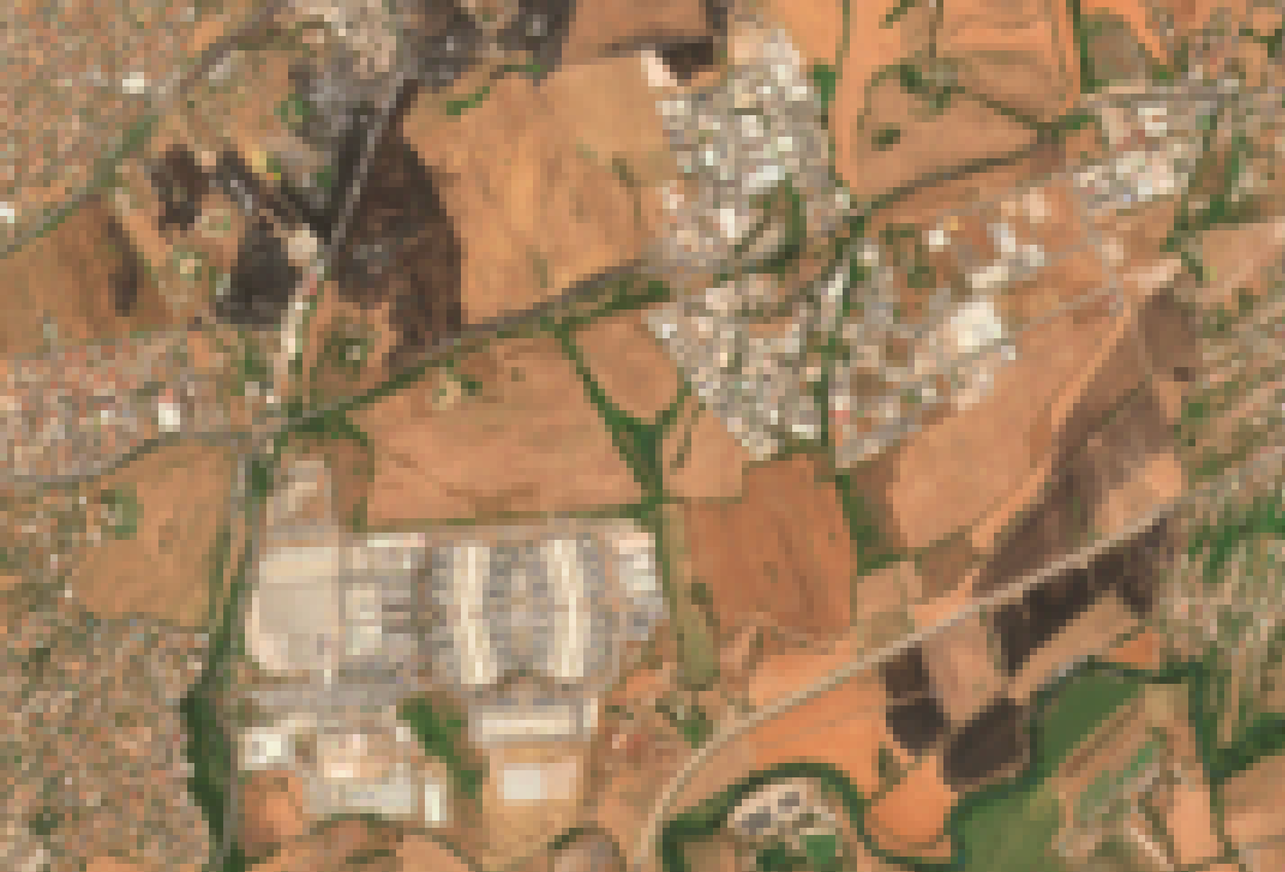 Low resolution satellite image