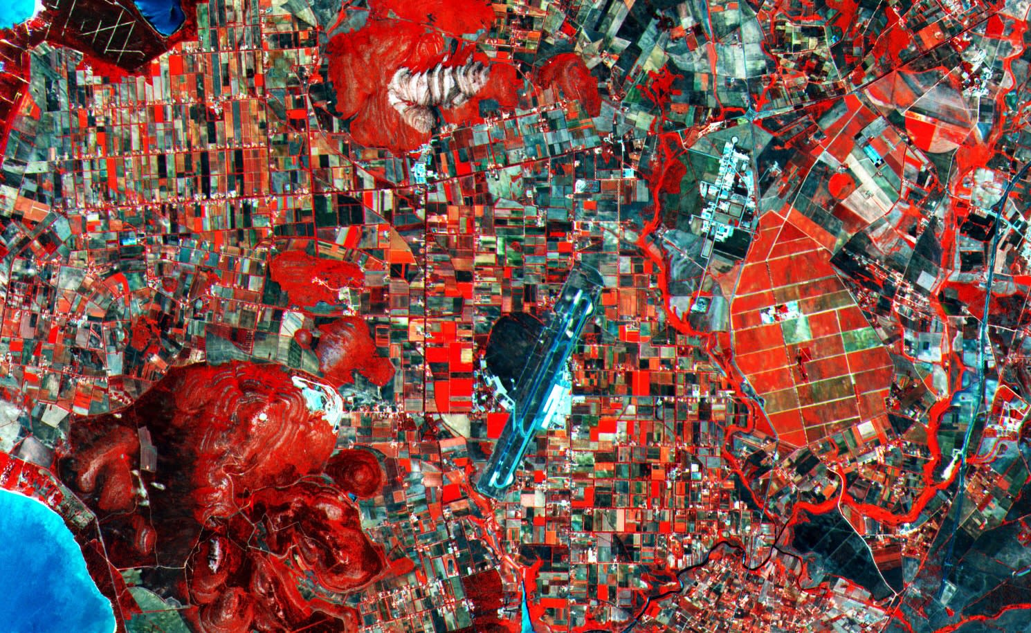 Sentinel-2A, Immagine satellitare Sardegna nord ovest